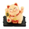 thumbnail image 1 of Mini Solar Automatic Waving Lucky Cat Car Decoration Cake Baking Decoration, 1 of 9