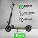 thumbnail image 2 of Scooter electrico E Lena 500W 14.5AH Con suspension Negro, 2 of 7