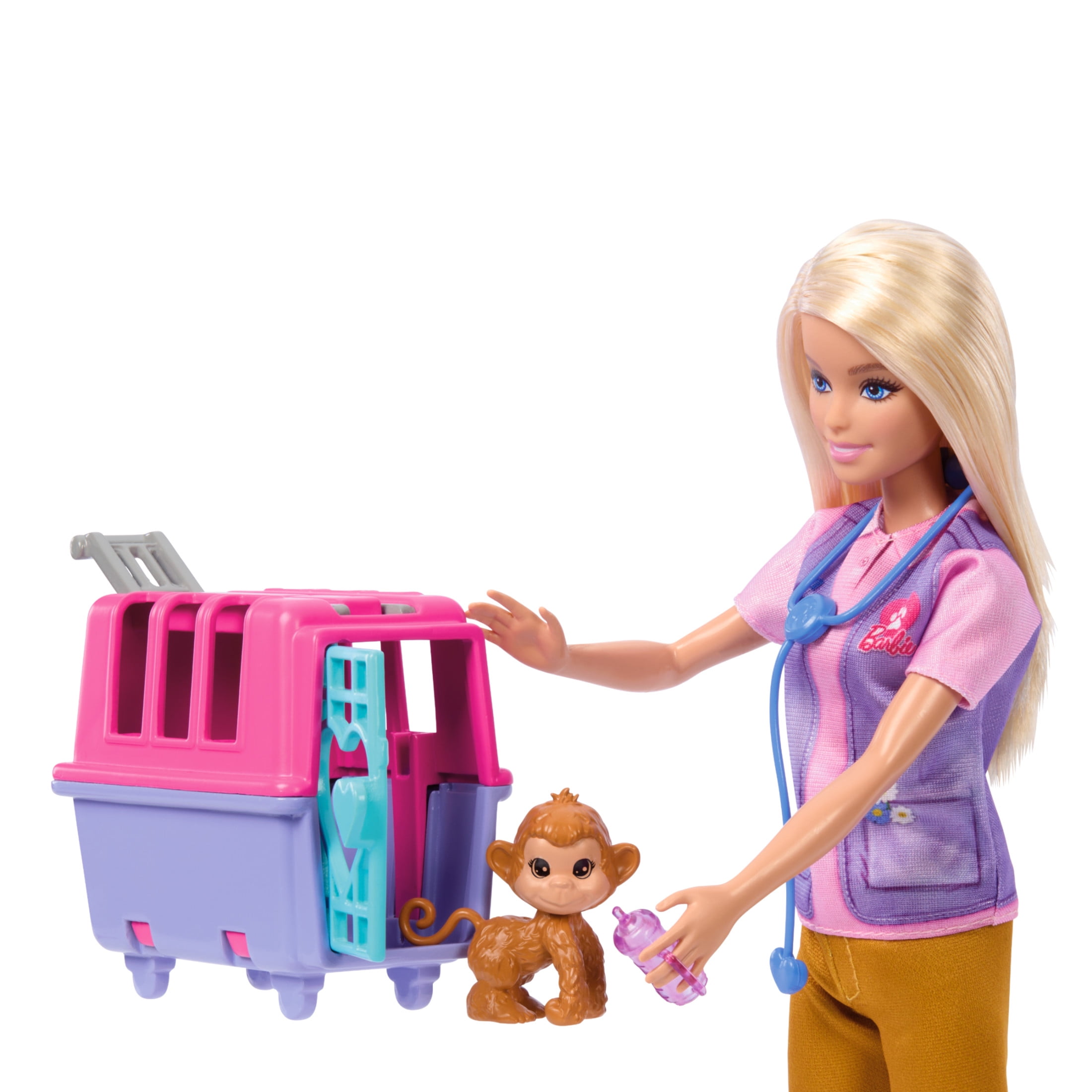 Barbie Careers Animal Rescue & Recovery Playset with Blonde Doll [Walmart Exclusive]
