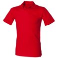 thumbnail image 1 of Henbury - Polo de manga corta entallado unisex - Verano/ Vacaciones/Deporte (Rojo), 1 of 1
