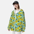 thumbnail image 3 of Balery Lemon1 Sudadera ligera de manga larga con capucha y protección solar UPF 50+ para hombre y mujer, ideal para pesca y running-Large, 3 of 7