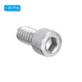 thumbnail image 3 of Uxcell 1/4-20 x 7/16" Hex Socket Cap Head Screw Bolt, 30Pcs 304 Stainless Steel 18-8, Machine Full Thread, 3 of 6