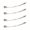 Satin Nickel, variant on Mega Handles - Transom Door Chain 12" I Transom Door Window Locks Stainless Steel Matte Black