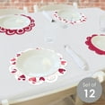 thumbnail image 2 of Big Dot of Happiness Happy Galentine's Day - Valentine's Day Party Round Table Decorations - Paper Chargers - Place Setting For 12, 2 of 8