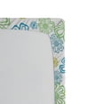 thumbnail image 3 of Ambesonne Modern Fitted Sheet, Ornate Flourish Pattern, Queen Size, Blue Green Apple Green, 3 of 3