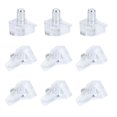 thumbnail image 1 of Piquets 50 Pcs Support d'Étagère Transparent Piquets Support d'Étagère Épingles Support Clips d'Armoire Support Matériel de Meuble, 1 of 7