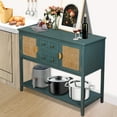 thumbnail image 3 of Zzistar Console Table, Rattan Entryway Table with 2 Drawers ,Storage Cabinet Accent Sofa Table Entryway Table for Living Room, Hallway, Foyer, 3 of 8