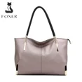 thumbnail image 2 of Bolso de mano elegante de piel de vaca de la marca FOXER para mujer, bolso de hombro para mujer, bolsos de mano de lujo de gran capacidad con cremallera y asa superior, 2 of 5
