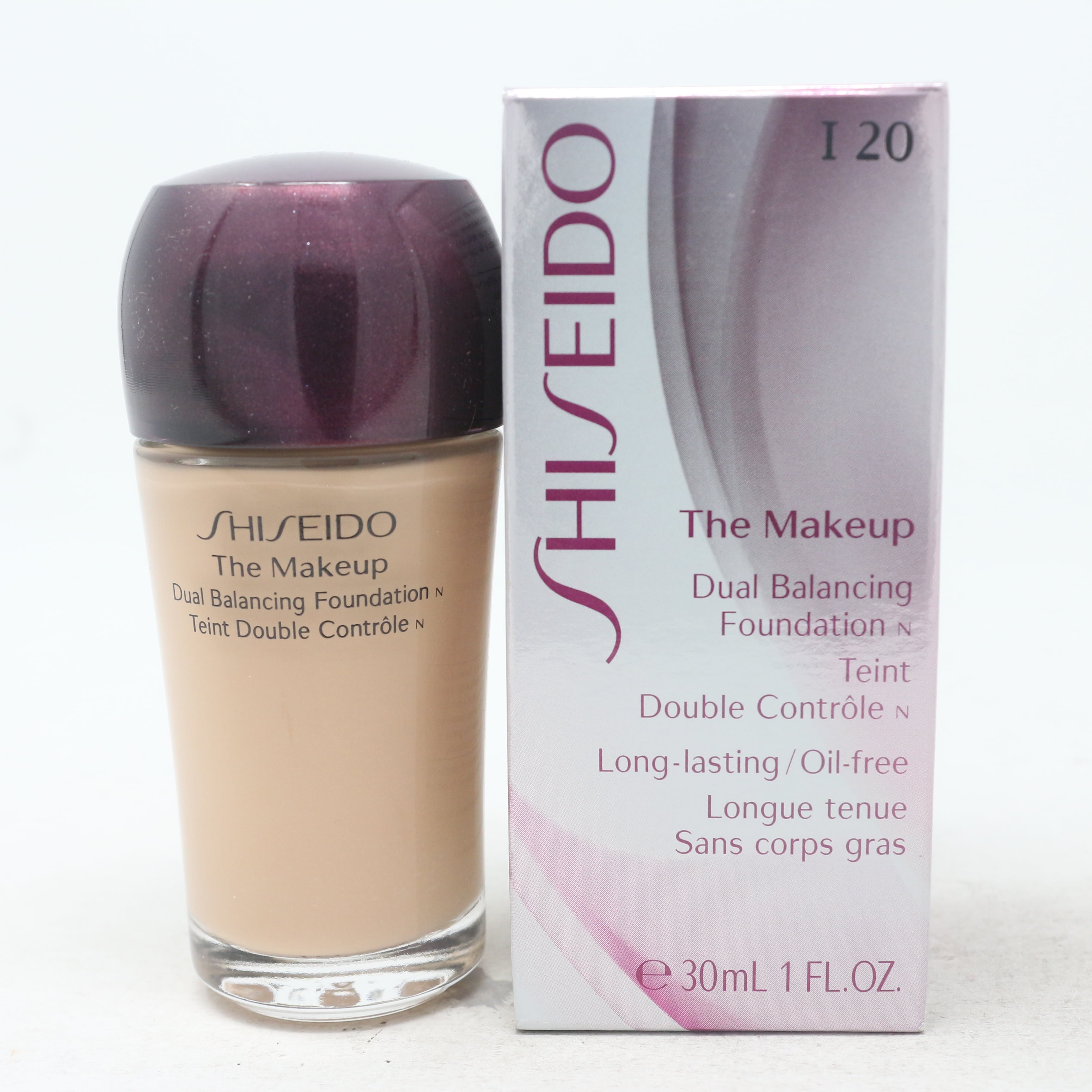 Shiseido The Makeup Dual Balancing Foundation 1oz I 20 Light Ivory New With Walmart.com