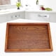 thumbnail image 4 of Bandeja de té de madera, bandeja de té rectangular de madera japonesa tradicional china, bandeja de aperitivos de fruta de café, ampliamente utilizada en restaurantes(22 * 15 cm) EOTVIA No, 4 of 6