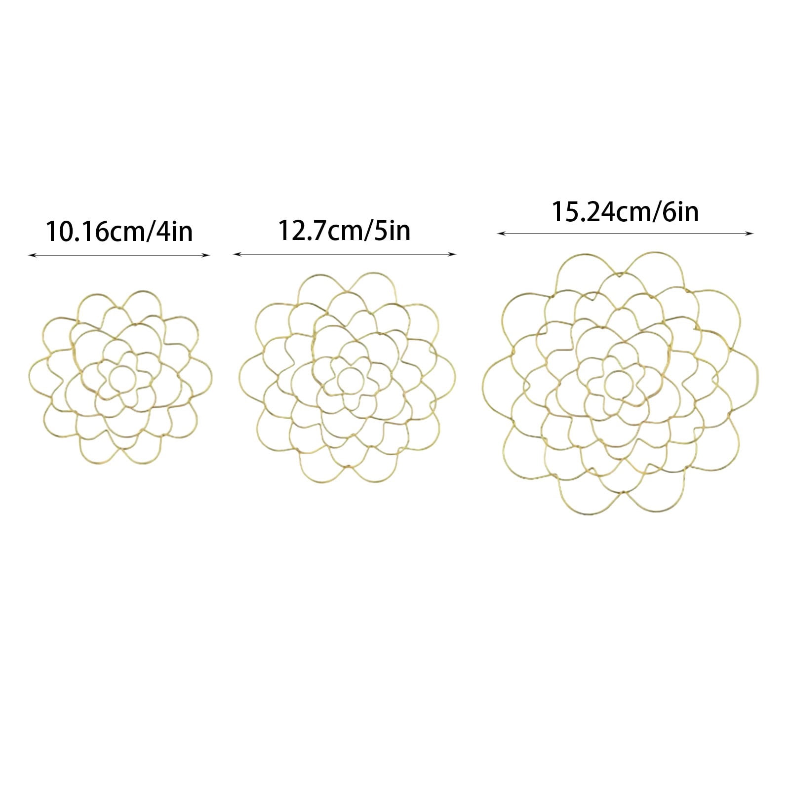 Replio Reusable Floral Grid for Vase 3pcs Stainless Steel Wire Flower Arranging Tool Flower Grid Arranger for Arrangement Vase Flower Gifts
