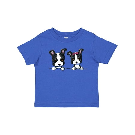 

Inktastic Boston Terriers (Dark Apparel) Gift Toddler Boy or Toddler Girl T-Shirt
