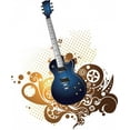 thumbnail image 2 of Guitar Wall Mural Decal Sticker, Wallmonkeys Peel & Stick Vinyl Graphic (36 in H x 30 in W), 2 of 4