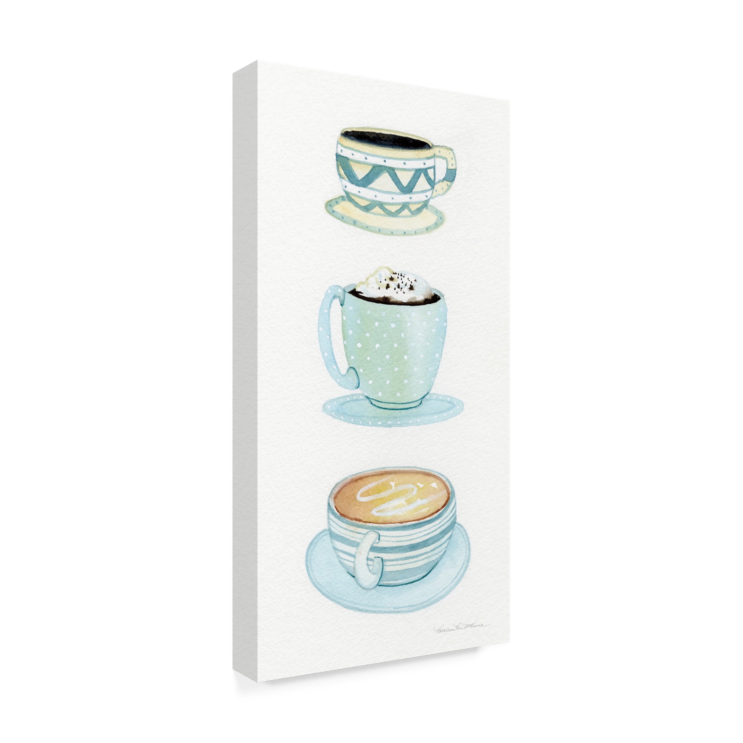 Kathleen Parr McKenna 'Coffee Break Element VI' Canvas Art