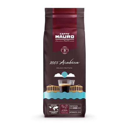 Caffe Mauro Espresso 100% Arabica Whole Bean Coffee 2.2lb/1kg
