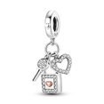 thumbnail image 1 of Charms 925 Plata Esterlina Brillante Colorido Encantos De Los Granos De Girasol Mariposa Sol Colgante Ajuste Original Pandora Pulsera DIY Joyería, 1 of 4