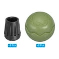 thumbnail image 3 of 0.55"(14mm) Chair Feet Replacement Plastic Camping Chair Leg Tips Cap Protector Green 8 Pack, 3 of 6