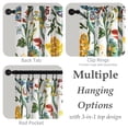 thumbnail image 4 of Jainmy Boho Floral Patterned Curtains for Living Room Bedroom Thermal Insulated Room Darkening Window Treatments,Mustard Yellow,52Wx63L,2 Panels, 4 of 10