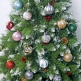 thumbnail image 4 of Adornos de Bolas Advancent Paquete Variado para Decoración de Regalos Navideños Versión Plateada, 4 of 6