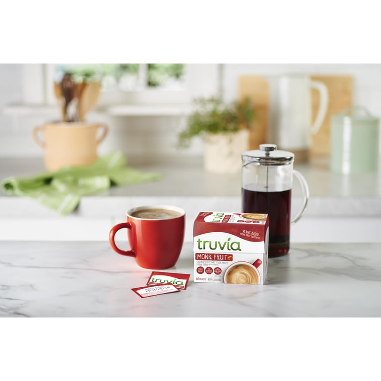 Truvia Sweetener from The Monk Fruit, 60 Packets (4.23 oz
