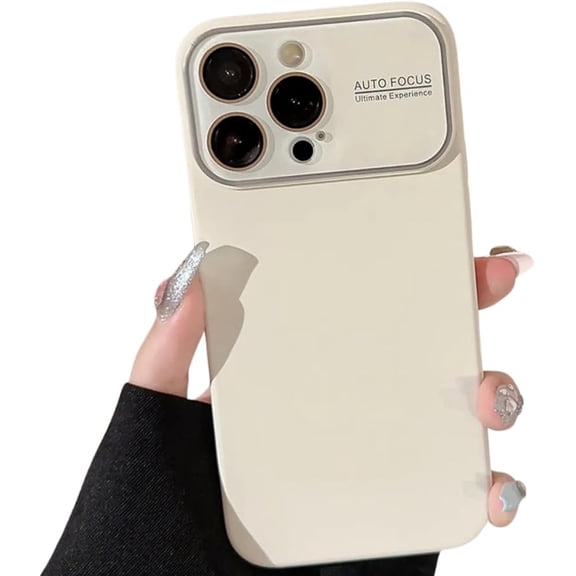 Compatible with iPhone Case,[Silky and Soft Touch] Liquid Silicone,[Large Viewport Design & Camera Lens Protection] Soft Shockproof Cover Phone Case (White,iPhone 15 Pro)