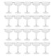 thumbnail image 1 of Srbtv-new Plastic Champagne Flutes Disposable - 20pcs Clear Plastic Champagne Glasses For Parties Clear P, 1 of 5