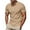 Khaki, variant on hoksml Men's Polo Shirts Solid Color Collared Button T Shirt Casual Loose Pullover Top Fitness Running Sports Short Sleeved Summer Comfortable Breathable Tee Shirts