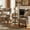 Grey, variant on Slim Waist 3-Tier Storage End Table, Rustic Brown Round Corner Tea Coffee Table, Multipurpose Compact Furniture for Living Room Bedroom Small Corner Spaces