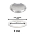thumbnail image 2 of Coffee Maker Seal Ring Silicone Seal Ring&Stainless Steel Filter For Moka Pot Espresso Makers Coffee Machine Accessories, 2 of 5