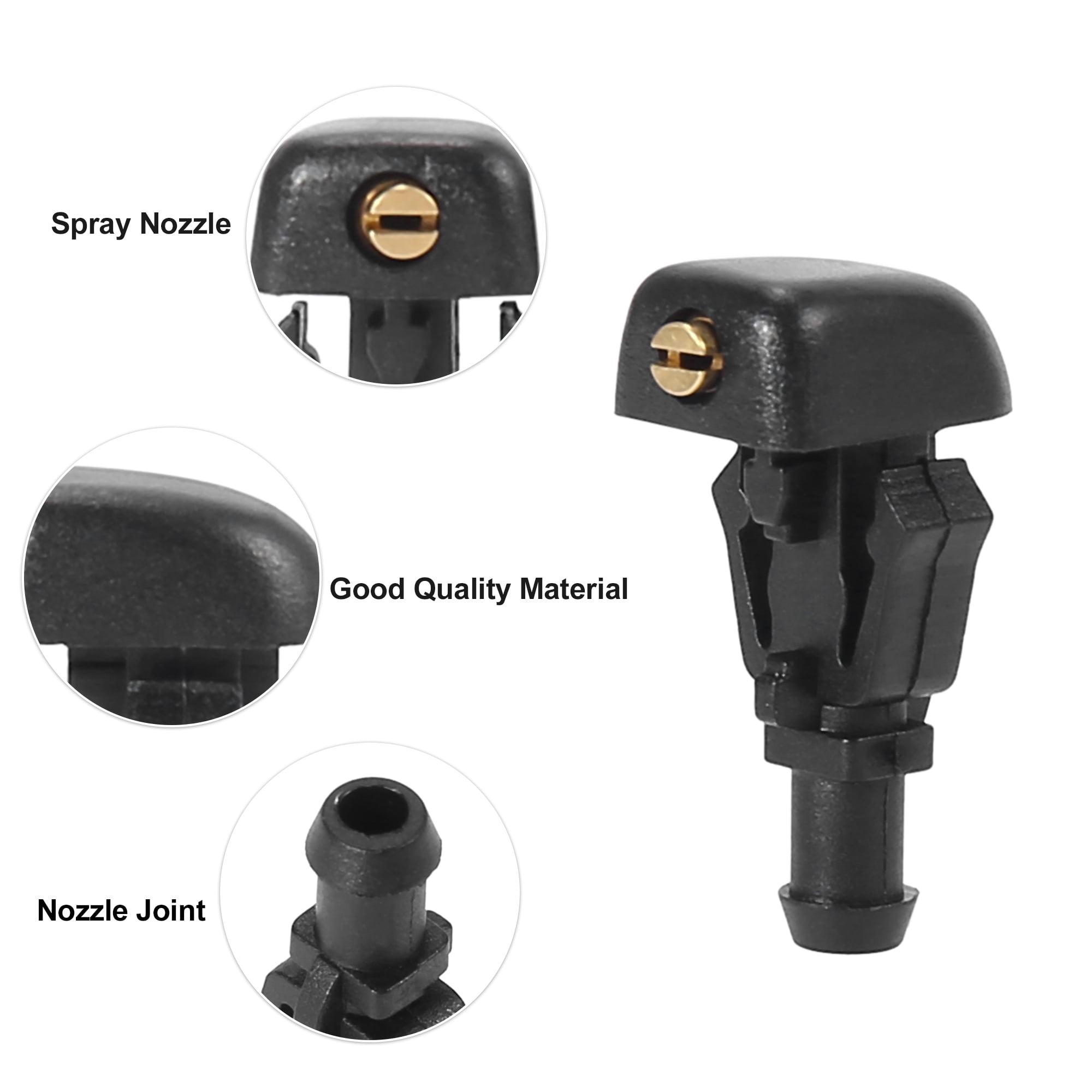 Unique Bargains Front Windshield Washer Nozzle Sprayer Kit for Ford F-150 Taurus x