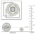 thumbnail image 3 of Dazzlingrock Collection Round White Diamond Halo Style Center Illusion Set with Sided Rectangular Grooves Pushback Stud Earrings for Women (0.30 ctw, Color I-J, Clarity I2-I3) in 10K Yellow Gold, 3 of 4
