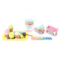 thumbnail image 2 of Mini carrito de compras para niños, carrito de supermercado, juego de rol, juego de comida de plástico, caja registradora de postre de juguete, 2 of 5