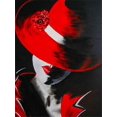 thumbnail image 1 of 30x40cm Adulto Niño 5d Diy Diamond Art Painting Set - Mujer Sombrero Rojo, Manualidades De Bordado De Diamantes Completos, Lienzo Cristal Rhinestone Pintura De Diamantes Se, 1 of 5