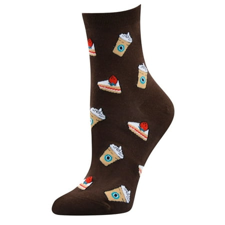 

No Show Socks Womens Non Slip 5 Pairs Colorful Funny Novelty Crazy Combed Cotton Casual Sock