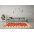 thumbnail image 3 of Ahgly Company Indoor Rectangle Oriental Orange Traditional Area Rugs, 7' x 10', 3 of 4