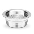 thumbnail image 3 of Tarro de acero inoxidable Irfora Cápsulas de café reutilizables de acero inoxidable Cápsula de café reutilizable Filtro de taza Compatible con LAVAZZA A MODO MIO JOLIE LAVAZZA A MODO MIO ESPRIA Irfora Tarro de acero inoxidable, 3 of 7