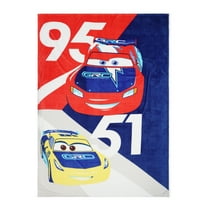 Cars Kids Silk Touch Throw Blanket, The Race Is On, Multicolor, Disney, 62" x 90"