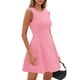 thumbnail image 4 of Vestido PRETTYGARDEN Línea A sin mangas rosa XS, 4 of 8