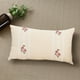 thumbnail image 3 of Cojín bordado con flor de rosa, sofá de cama, soporte lumbar para sofá, cojín simple, regalo de vacaciones, cojín de soporte lumbar, 3 of 6