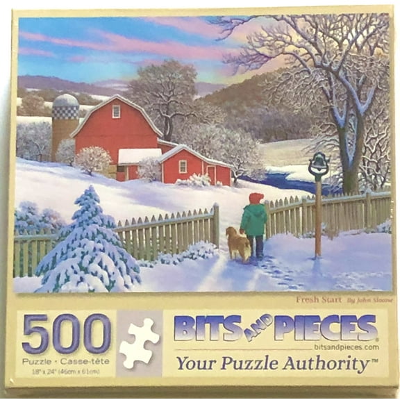 Bits and Pieces 500 Puzzle Fresh Start by John Sloane