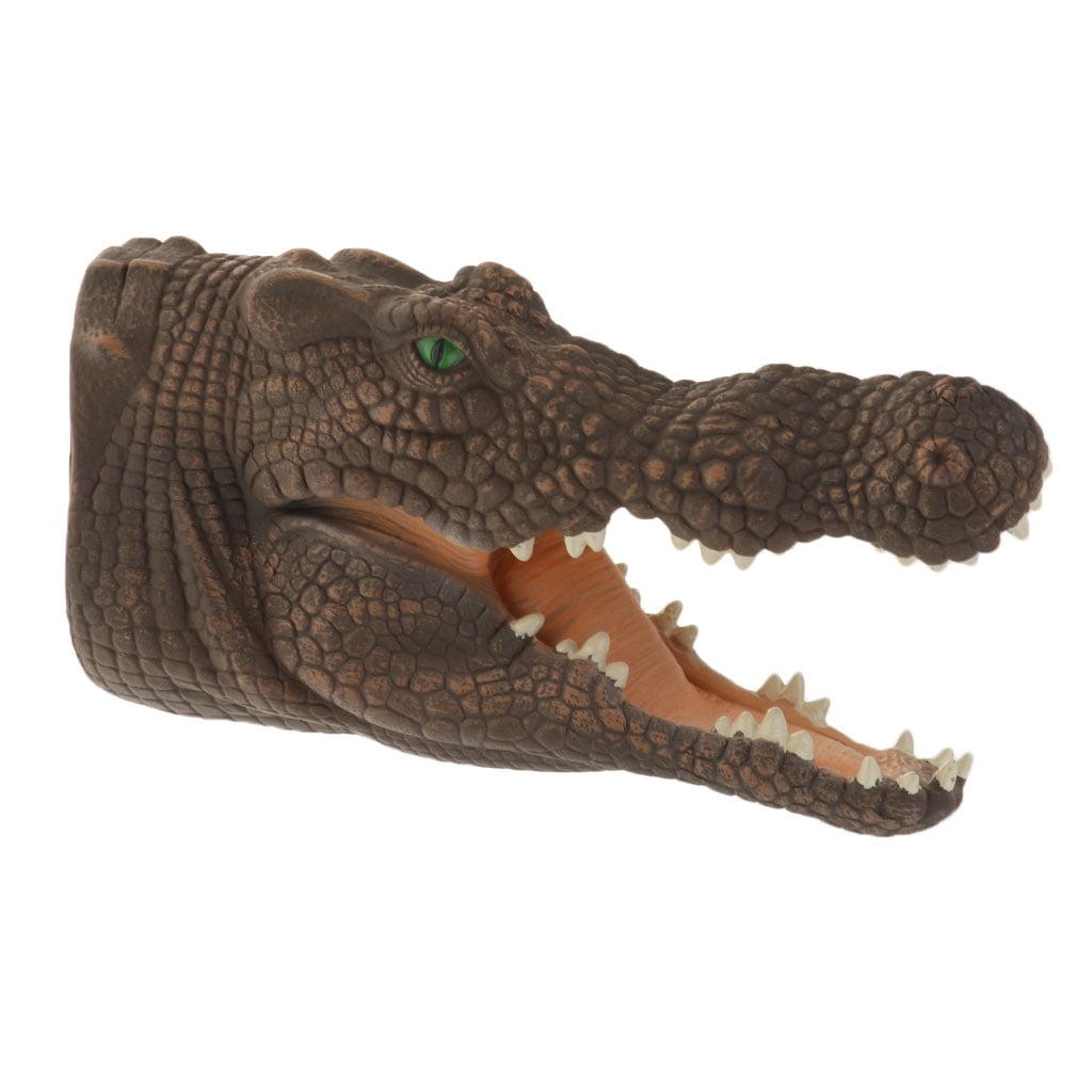 Crocodile Hand Puppet Durable Rubber Sea Life Animal Life Alligator 20 cm 8" 
