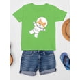thumbnail image 3 of Cute Corgi Astronaut T-Shirt Juniors -Image by Shutterstock,  x-Small, 3 of 4