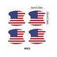 thumbnail image 3 of Pegatinas tricolores para manija de coche, pegatinas para manija de puerta de coche, pegatinas antiarañazos para muñeca, juego de 4 piezas, estilo bandera tricolor para decoración de coche,, 3 of 6
