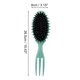 thumbnail image 2 of Ofertas Únicas 1 Pc Peine de Aire de Tres Púas Duradero para Mujeres, para Cabello Rizado y Lacio, de Paja de Trigo, Nylon, Verde, 2 of 3