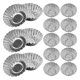 thumbnail image 1 of KAKOWELY 20Ud Para Hornear Cupcakes Y Galletas De Aleación De Aluminio Plata Para Uso Doméstico, 1 of 8