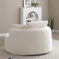 thumbnail image 5 of Miniyam 54" No Assembly Floor Lounge Chair, Corduroy Fabric with High-Density Foam, Expands in 72 Hours, Accent Chair(Beige), 5 of 10
