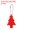 Red, variant on Uxcell 6Pcs Reflective Keychain Tags Reflective Pendant Reflector Key Ring Safety Reflector Christmas Tree Shape Orange-Red