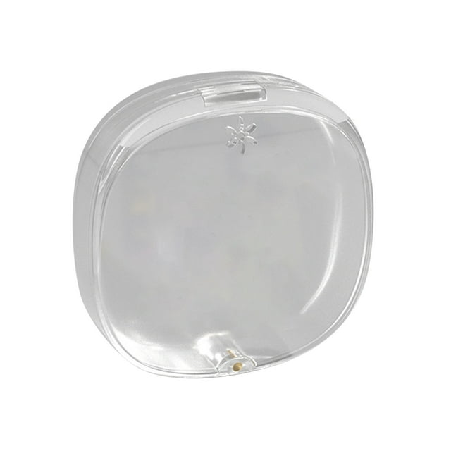 Vacemry Invisible Braces Storage Box, Portable Orthodontics Case for Retainers Aligners Dentures, Slim Travel-Friendly Container, Leak-Proof Hygienic Holder for Home Office Gym Bag