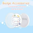 thumbnail image 4 of Yvagay Button Maker Machine, DIY Pin Maker with 85 Accessories & Circle Cutter, Badge Maker for Children DIY Gifts, Crafting and School Projects, Pink, 4 of 11