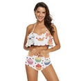 thumbnail image 2 of Ckdifva Cup Cakes Womens High Waisted Bikini Set Two Piece Swimsuit Bathing Suits, 2 of 5